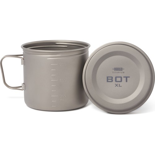 Vargo BOT XL titaninis butelis-puodas