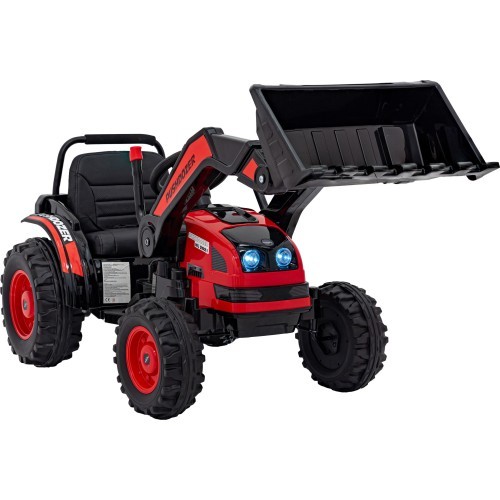 Vehicle Excavator Tractor Red