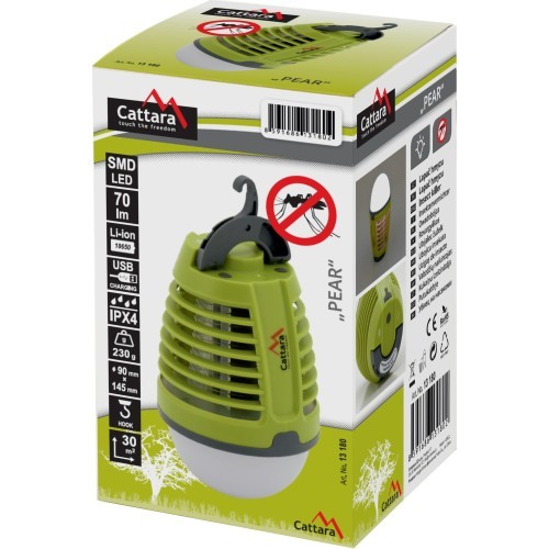 Rechargeable Lamp + Insect Trap Cattara Pear