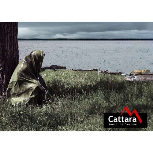 Изотермическая плёнка Cattara SOS, зелёная, 210x130 см