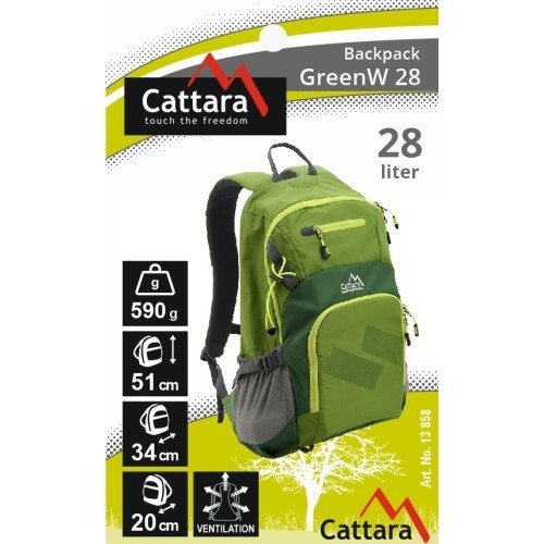 Kuprinė Cattara GreenE, 28 l