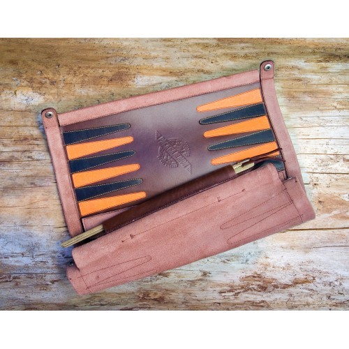 Leathersafe Roll & Play Packgammon'