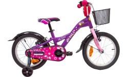 4KIDS Bubble 16" bike, size 10" (25.5 cm), aluminium, violet