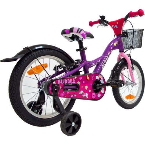 Велосипед 4KIDS Bubble 16", размер 10" (25,5 см), алюминий, фиолетовый