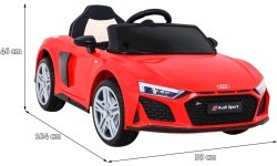 Электромобиль Audi R8 LIFT, красный