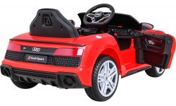 Elektromobilis Audi R8 LIFT, raudonas