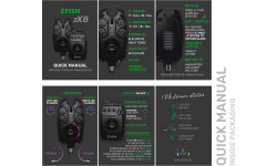 ZFISH Bite Alarm Set Zx8 4+1