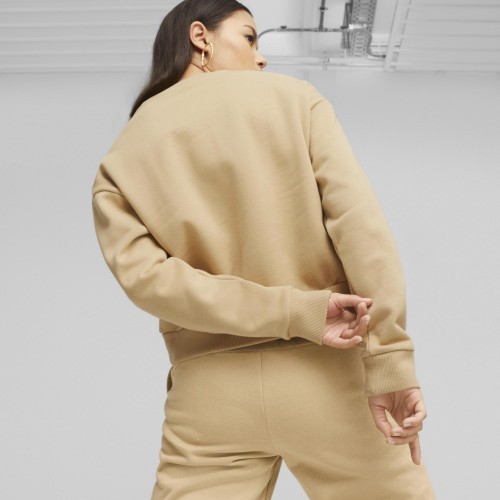Puma Ess+ Relaxed Crew FL women's sweatshirt, cream 676801 84