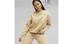 Женский свитшот Puma Ess+ Relaxed Crew FL, кремовый 676801 84
