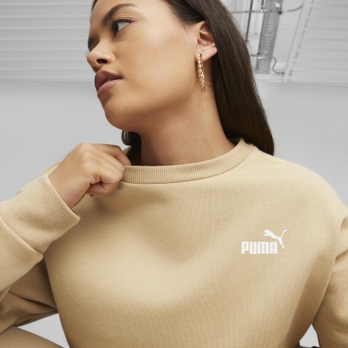 Puma Ess+ Relaxed Crew FL women's sweatshirt, cream 676801 84