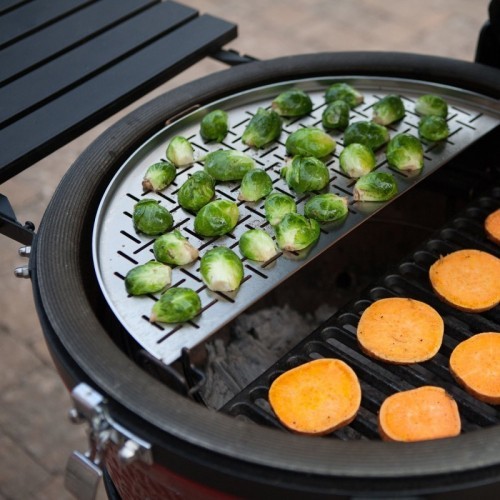 Kamado Joe Classic stainless steel cooking tray for fish and vegetables