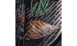 Kamado Joe Classic stainless steel cooking tray for fish and vegetables