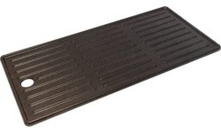 Cast iron cooking tray for 3-burner Char-Broil grills