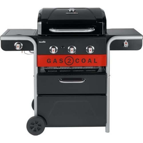 Charcoal-Gas Grill with 3 Burners Char-Broil Gas2Coal
