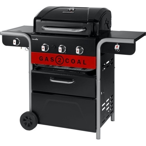 Anglinė-Dujinė 3 degiklių kepsninė Char-Broil Gas2Coal