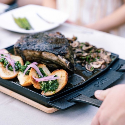Ooni double-sided cast-iron frying pan