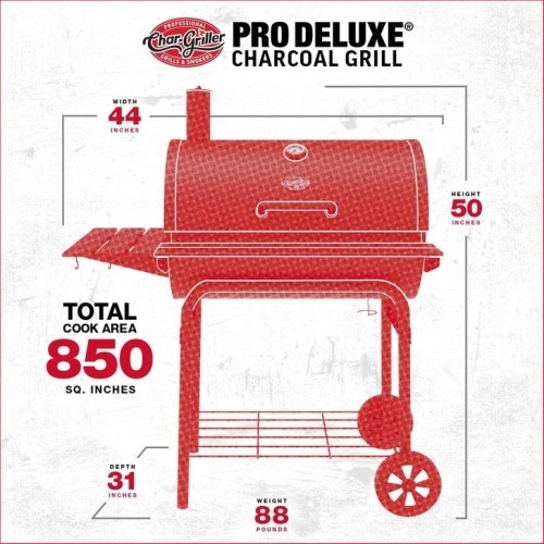 Lauko grilis Char-Griller Pro-Deluxe