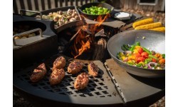 Remundi grill diamond-pattern grate module