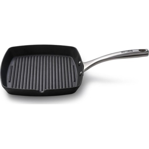 Skottsberg Ribbed Cast Iron Frying Pan 28x28cm