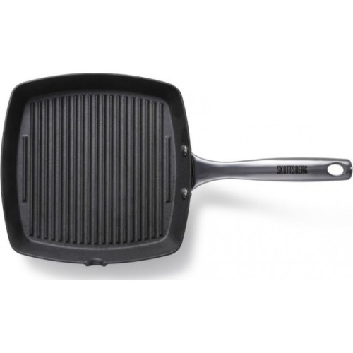 Skottsberg Ribbed Cast Iron Frying Pan 28x28cm
