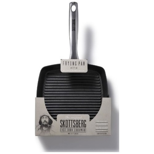 Skottsberg Ribbed Cast Iron Frying Pan 28x28cm
