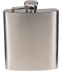 Фляжка FoxOutdoor, матовый хром, 225 мл