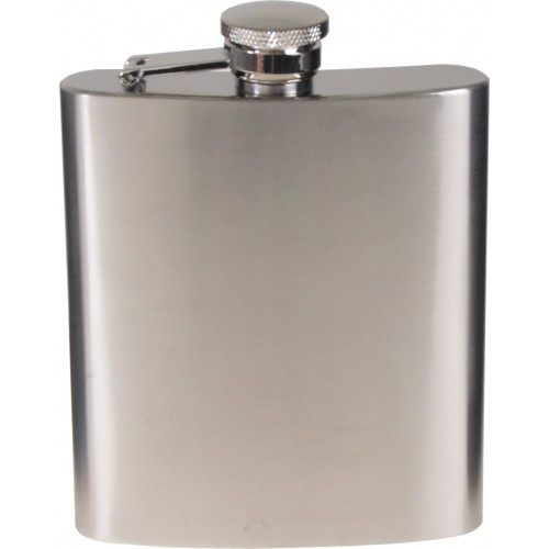 Фляжка FoxOutdoor, матовый хром, 225 мл