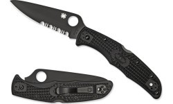 Sulankstomas peilis Spyderco C10PSBBK Endura 4, juodas