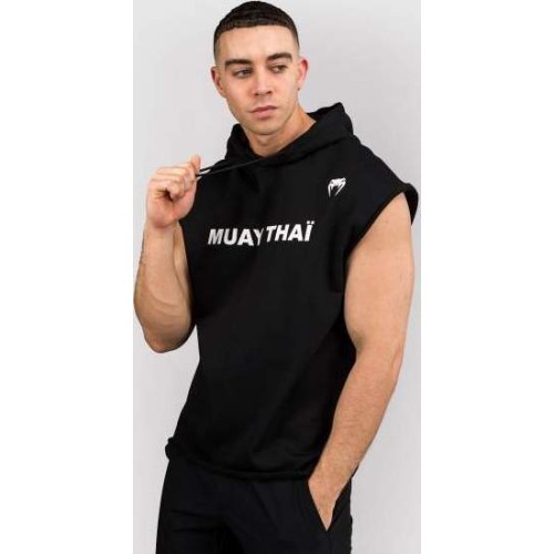 Venum Muay Thai VT Sleeveless Hoodie - Black/White