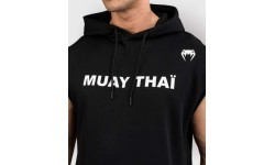 Venum Muay Thai VT Sleeveless Hoodie - Black/White