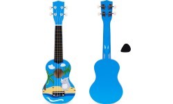 Children's ukulele guitar wooden 4 strings nylon pick ECOTOYS