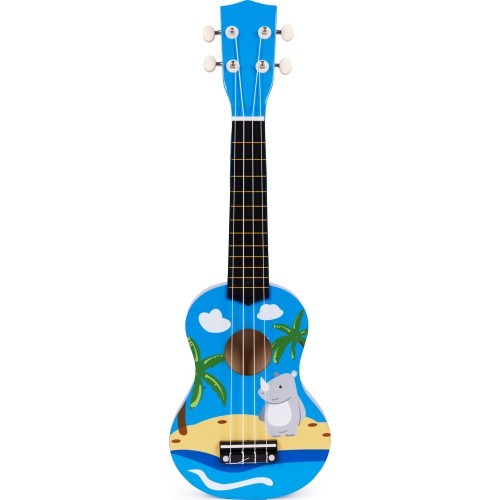 Children's ukulele guitar wooden 4 strings nylon pick ECOTOYS