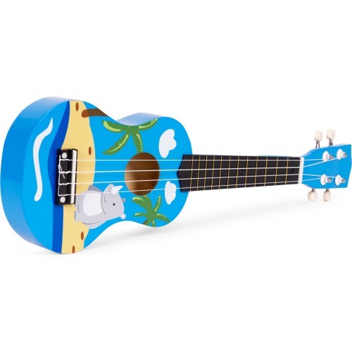 Children's ukulele guitar wooden 4 strings nylon pick ECOTOYS
