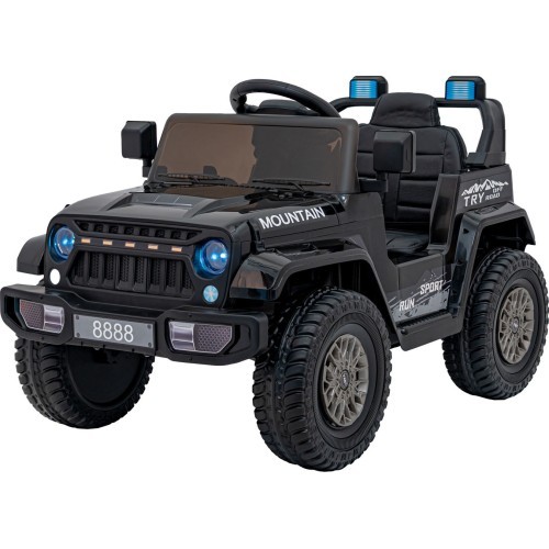 Elektromobilis vaikams Off Road MOUNTAIN, juodas