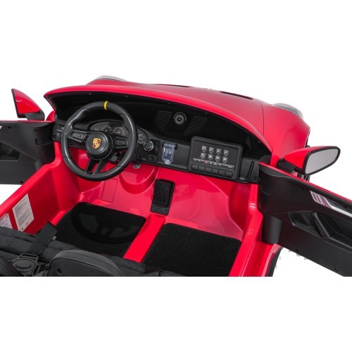 Elektromobilis Porsche 911 GT3, raudonas