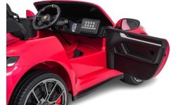 Elektromobilis Porsche 911 GT3, raudonas