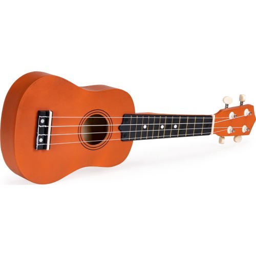 Vaikiškas medinis ukulelė 4 stygų ECOTOYS