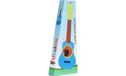 Vaikiškas medinis ukulelė 4 stygų ECOTOYS