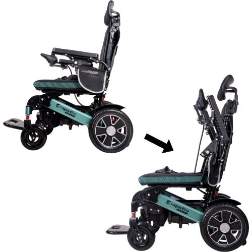 Electric Wheelchair inSPORTline Hawkie Evo Plus II w/ Adjustable Backrest 700 W