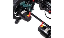 Электрическая инвалидная коляска inSPORTline Hawkie Evo Plus II с регулируемой спинкой 700 W