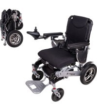 Электрическая инвалидная коляска inSPORTline Hawkie Basic II 500 Вт - Серебристый