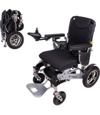 Электрическая инвалидная коляска inSPORTline Hawkie II 700 Вт - Серебристый