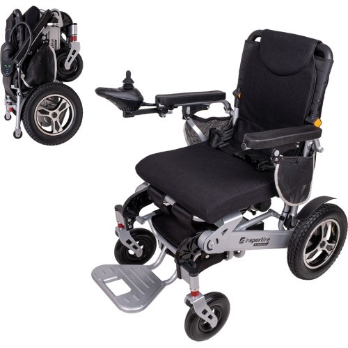 Электрическая инвалидная коляска inSPORTline Hawkie II 700 Вт - Серебристый