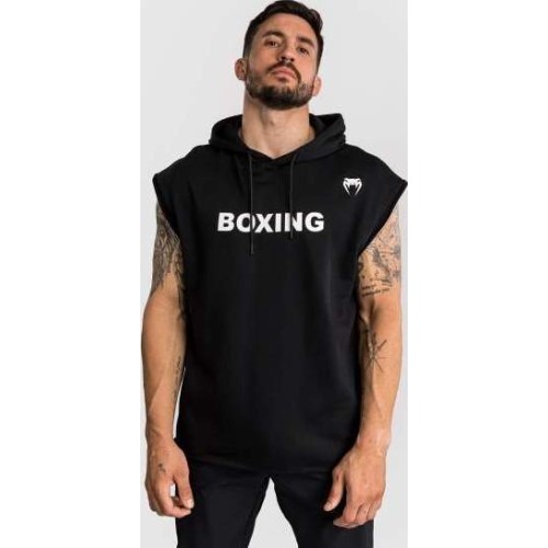 Venum Boxing VT Sleeveless Hoodie - Black/White