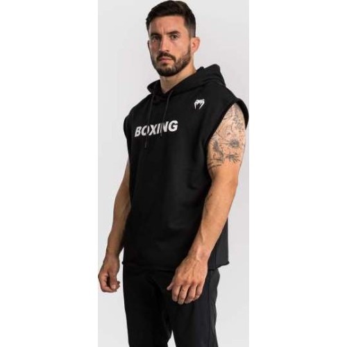 Venum Boxing VT džemperis su gobtuvu be rankovių, juodas/baltas