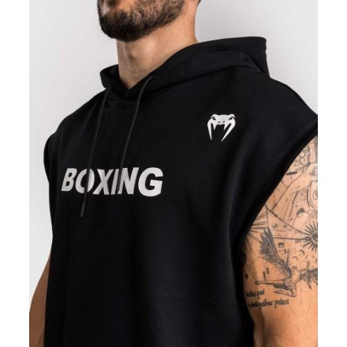 Venum Boxing VT Sleeveless Hoodie - Black/White