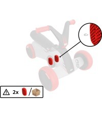 BERG GO² SparX Red pedalas (2 vnt.)