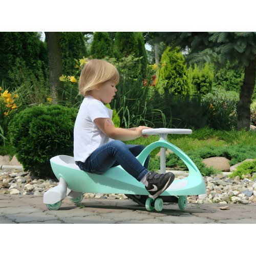 Gravity ride vehicle for kids LED wheels green ECOTOYS