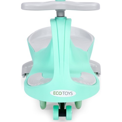 Детский электромобиль Gravity со светодиодными колёсами, зелёный, ECOTOYS
