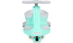 Vaikiška mašinėlė Gravity su LED ratukais, žalia, ECOTOYS